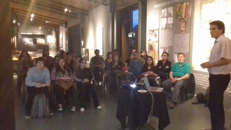 Charla “Museos, comunidades y redes de colaboración e investigación en la región de los Ríos, sur de Chile” en Mendoza, Argentina.