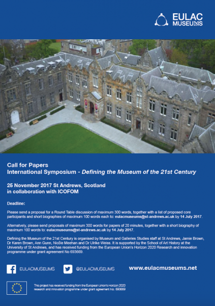 Call for Papers: International Symposium Defining the Museum of the 21st Century.