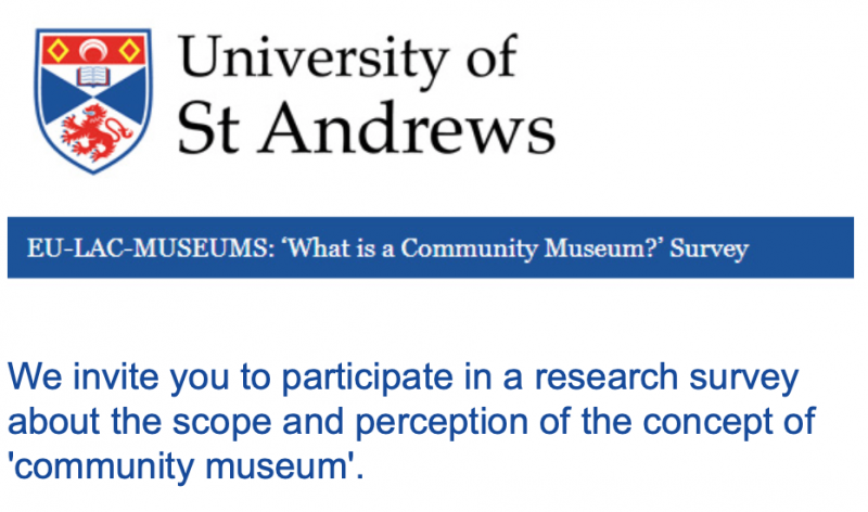 Results from our “What is a community museum in your region?” Survey Results from our “What is a community museum in your region?” Survey