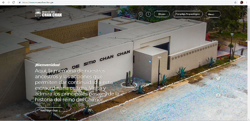 PÁGINA WEB MUSEO DE CHAN CHAN
CHAN CHAN MUSEUM WEBSITE