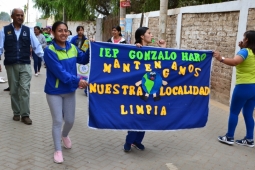 
CAMPA&Ntilde;A DE LIMPIEZA EN LA ZONA DEL ENTORNO DEL MUSEO HUACAS DE MOCHE 
CLEANING CAMPAIGN AT THE HUACAS DE MOCHE MUSEUM SURROUNDING AREA
