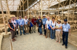 
Reuni&oacute;n en el Museo de Sitio de Chan Chan, en el marco del   Encuentro Birregional Europa-Am&eacute;rica Latina &ldquo;Gesti&oacute;n Cultural del Agua&rdquo; 
